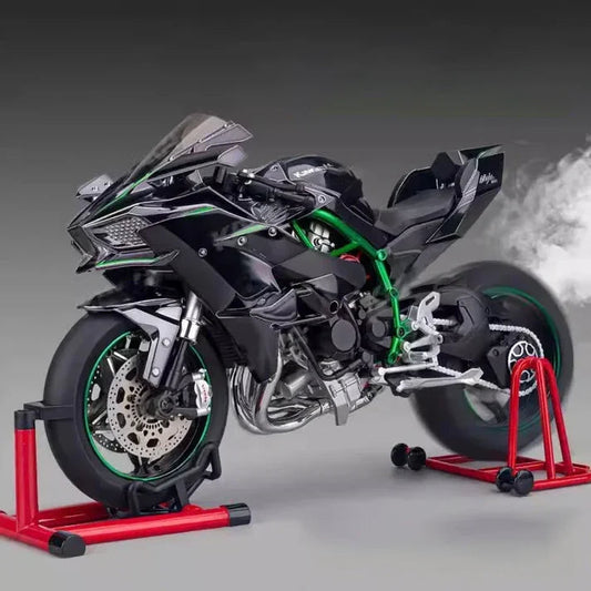 1:6 Diecast Kawasaki Ninja H2R Bootable Spray Bike