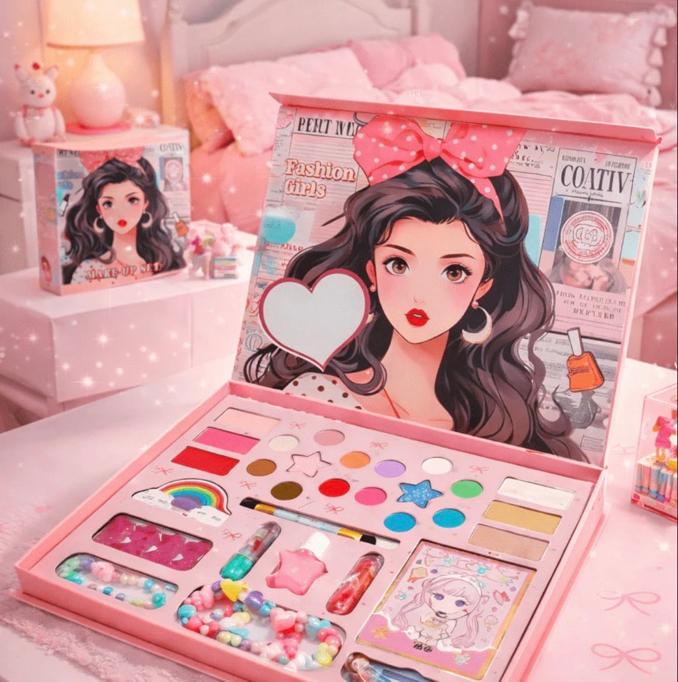 Ultimate Fashion & Beauty Play Studio | Makeup, Beads, Drawing & Styling Set for Kids