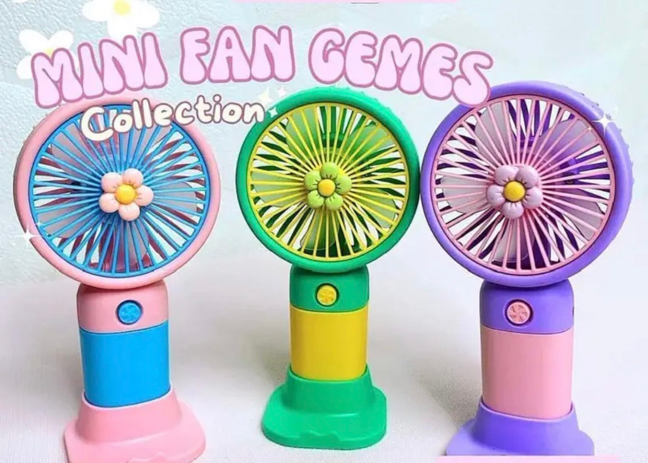 Flower Handheld Portable Small Fan