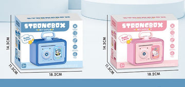 Toy Strongbox Safe β Mini Money Bank with Lock & Key for Kids