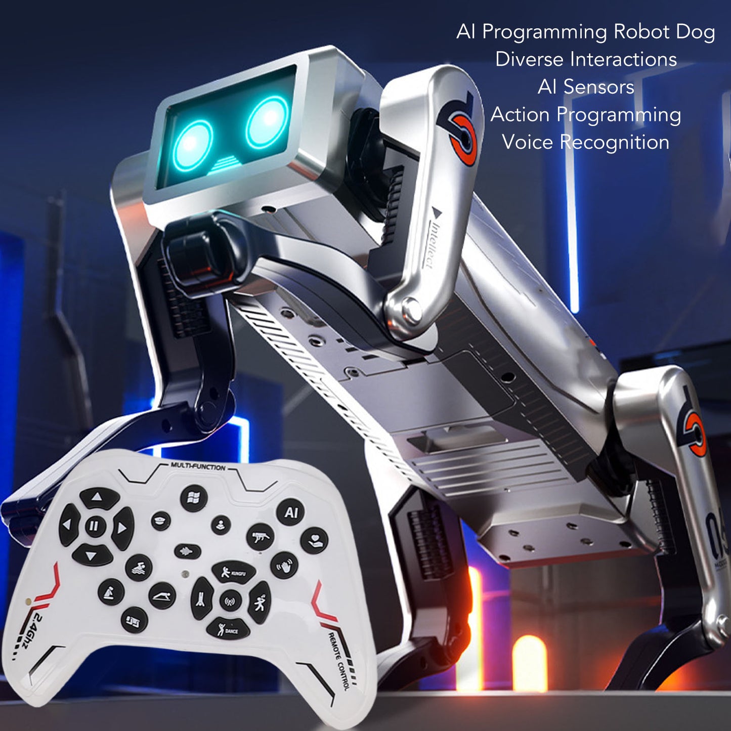 Programmable Quadruped Robot Voice Control