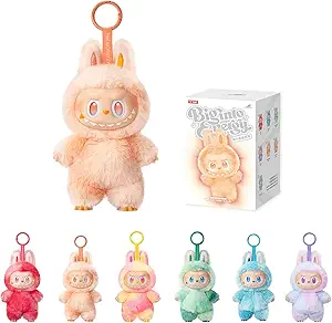 Labubu Doll Plush Toy & Keychain β Have a Seat Trending Cute Cartoon Character | Soft Stuffed Kawaii Anime Labubu Figure for Kids | Decorative Baby Doll | Gift for Girls Boys | Bed Shelf Decoration | Birthday Gift Idea Orignal Doll ( Random Characters )
