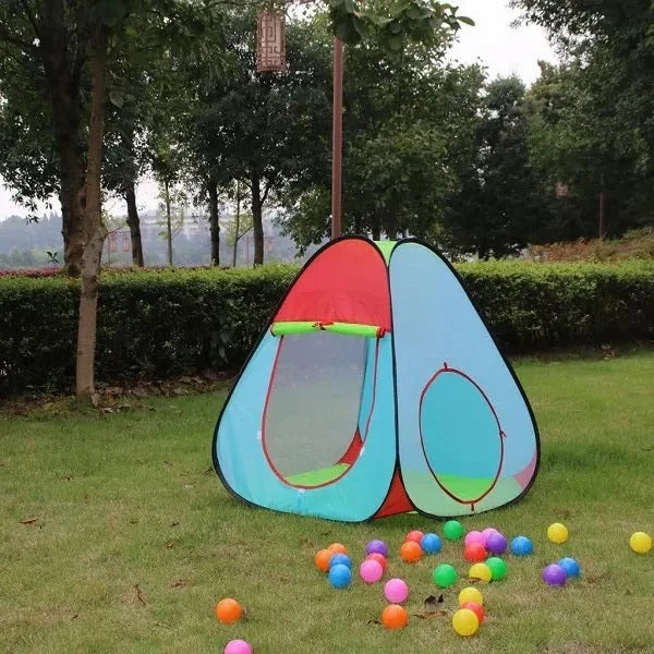 3 In 1 Children's, Kids Pop Up Play Tent And Tunnel Set -Foldable Pop Up Kids Toddler Play Tent For Boys, Girls, Indoor Outdoor Use With Tunnel And Ball Pit