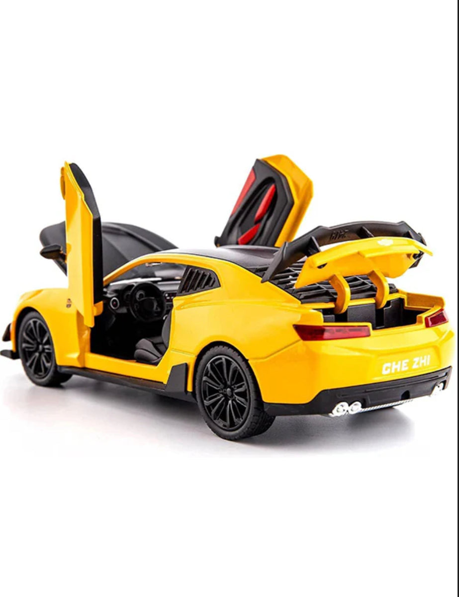 1:24 Diecast Chevrolet Camaro ZL1 Model Car | Openable Doors & Pull-Back | Kamran Traders