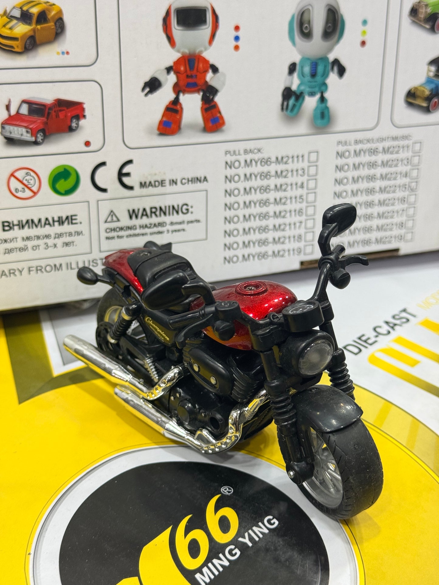 Die-Cast Pull Back Motorcycle Toy – Metal Mini Bike Model for Kids & Collectors