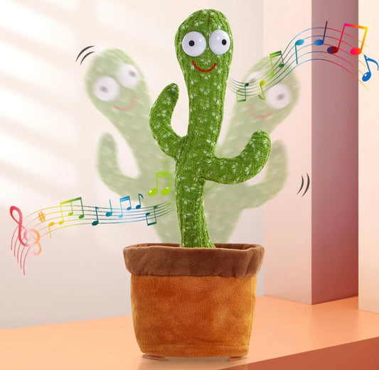 Dancing Cactus Toy | Singing, Dancing & Voice Repeating Fun