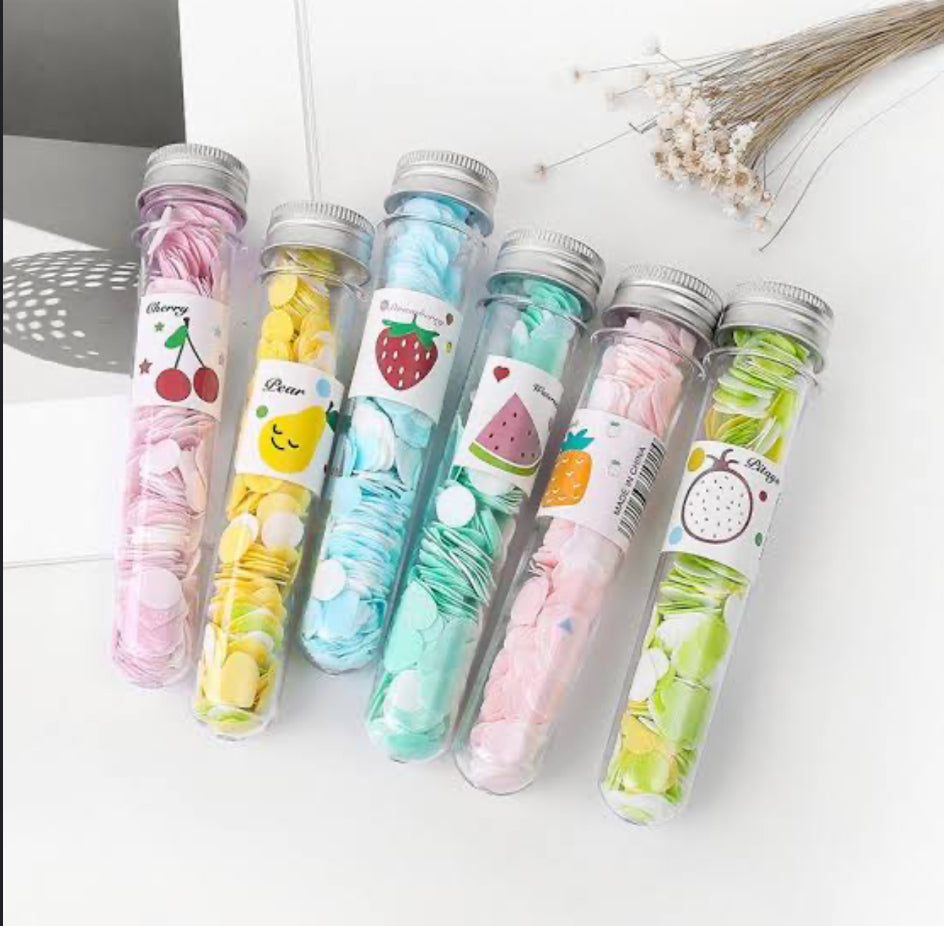 1Pc Portable Travel Bottle Shape Paper Soap