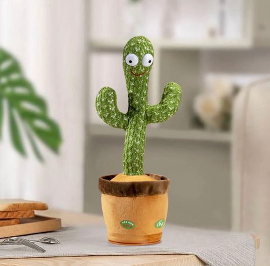 Dancing Cactus Toy | Singing, Dancing & Voice Repeating Fun
