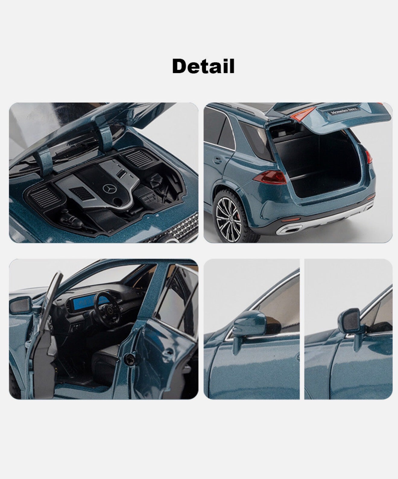 Mercedes-Benz GLE 350 Diecast Model – Light & Sound Collector’s Toy