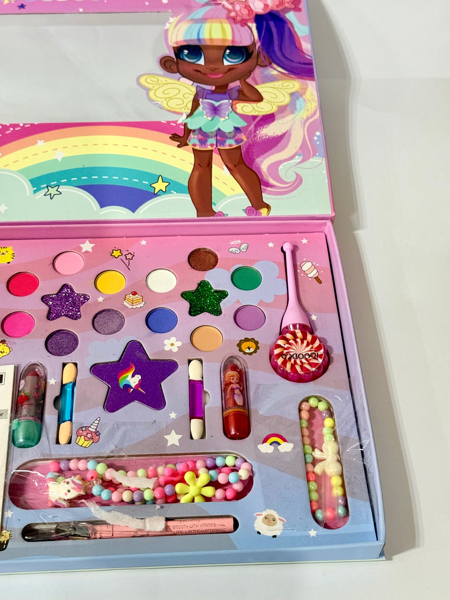 29-in-1 Kids Makeup Kit with Mirror – Fun & Creative Beauty Set for Girls