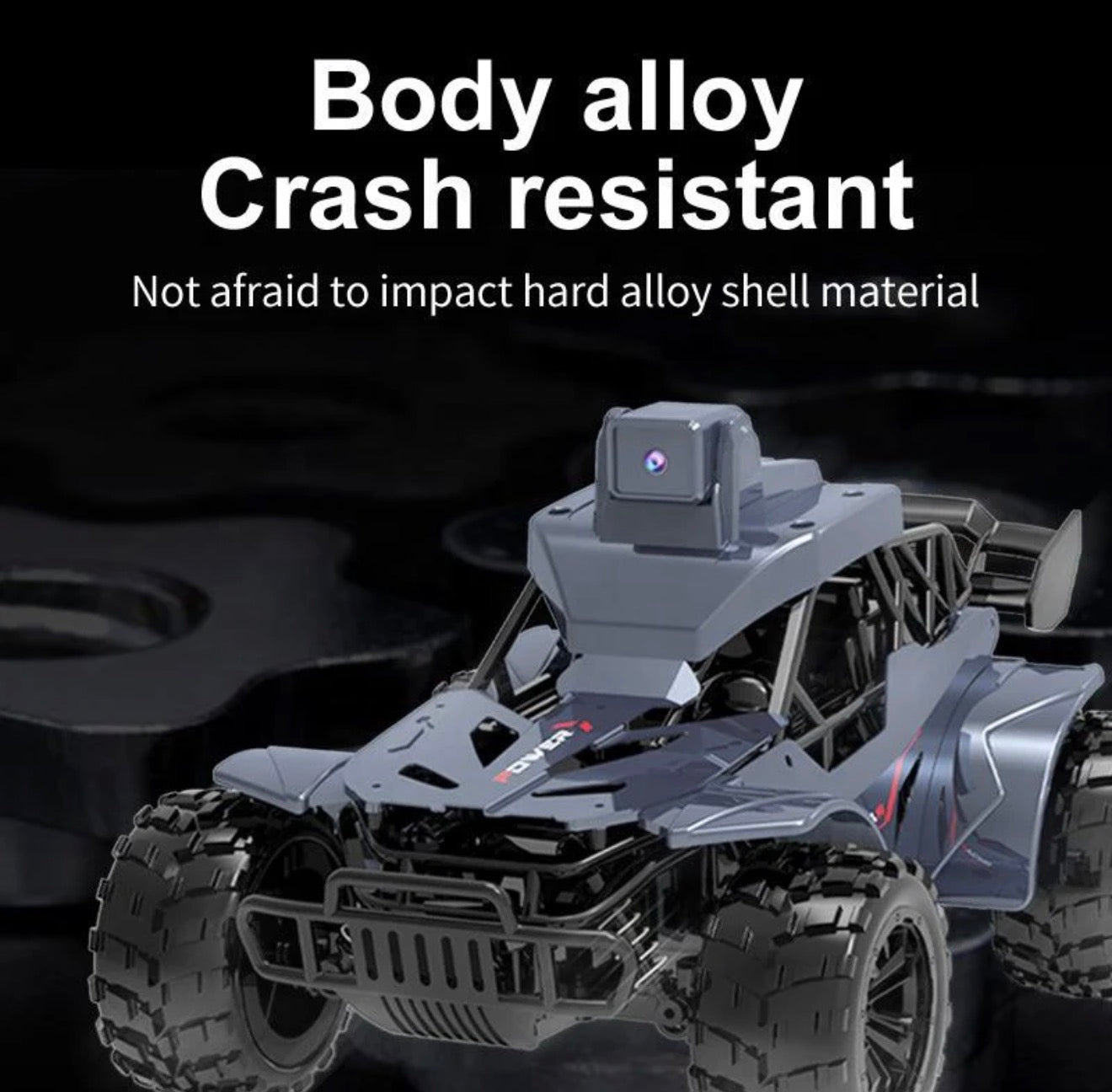 RC Rock Crawler with HD Camera | Remote Control Alloy Off-Road Vehicle