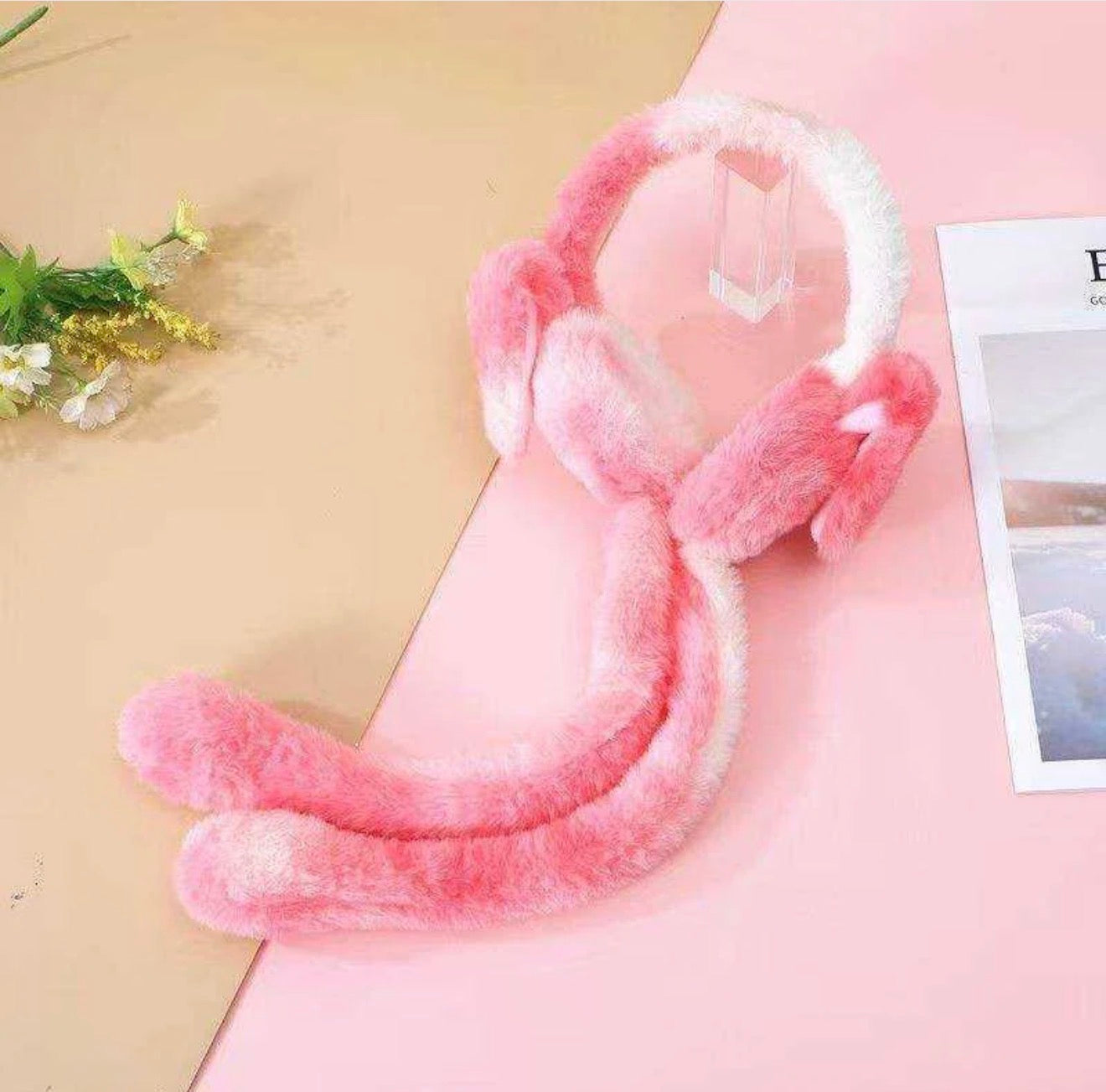 Fluffy Bunny Earmuffs for Kids – 1 Piece