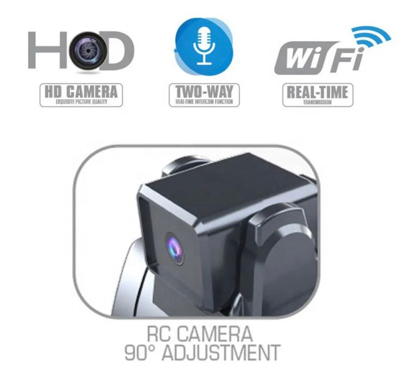 RC Rock Crawler with HD Camera | Remote Control Alloy Off-Road Vehicle