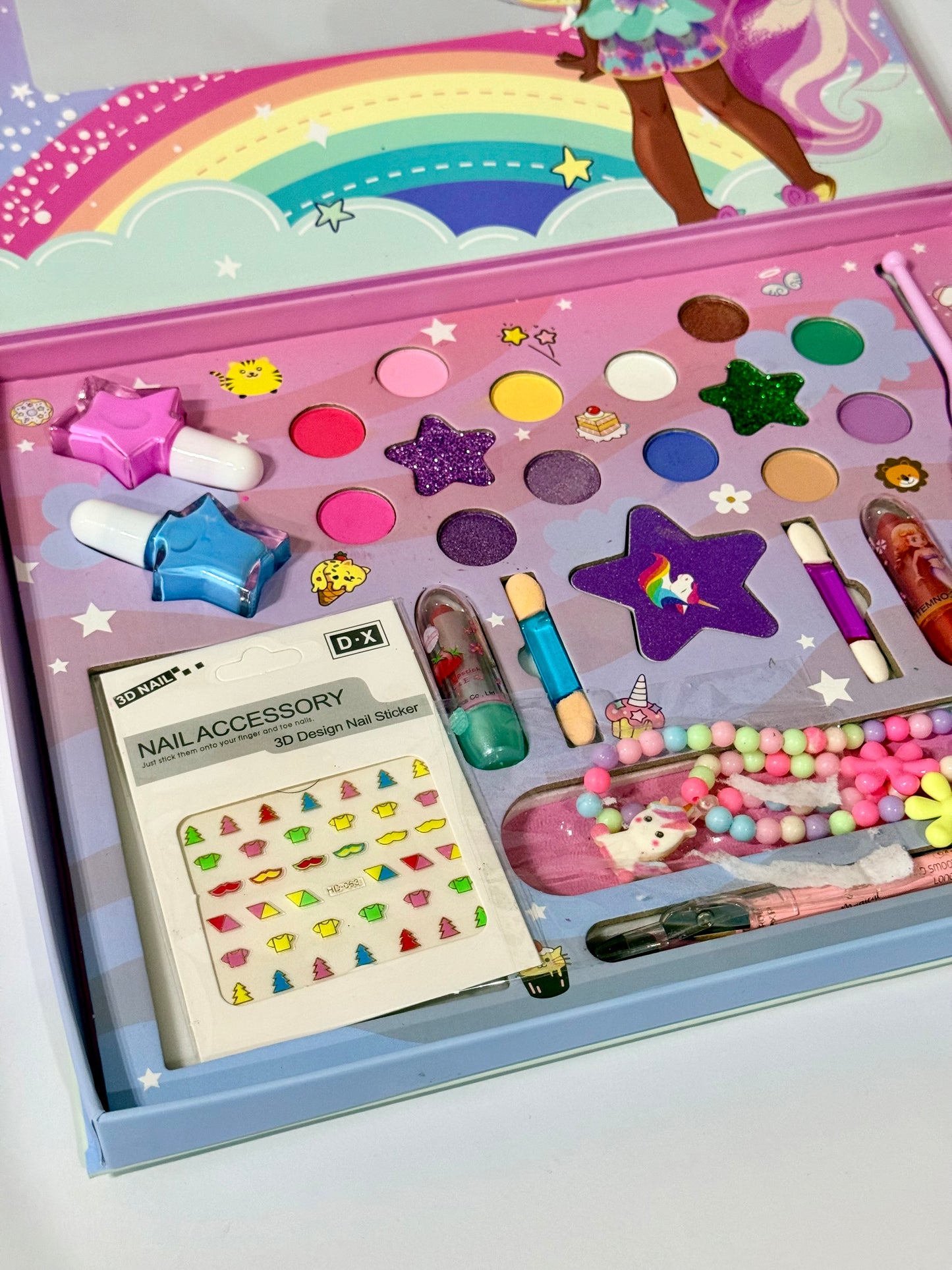 29-in-1 Kids Makeup Kit with Mirror – Fun & Creative Beauty Set for Girls