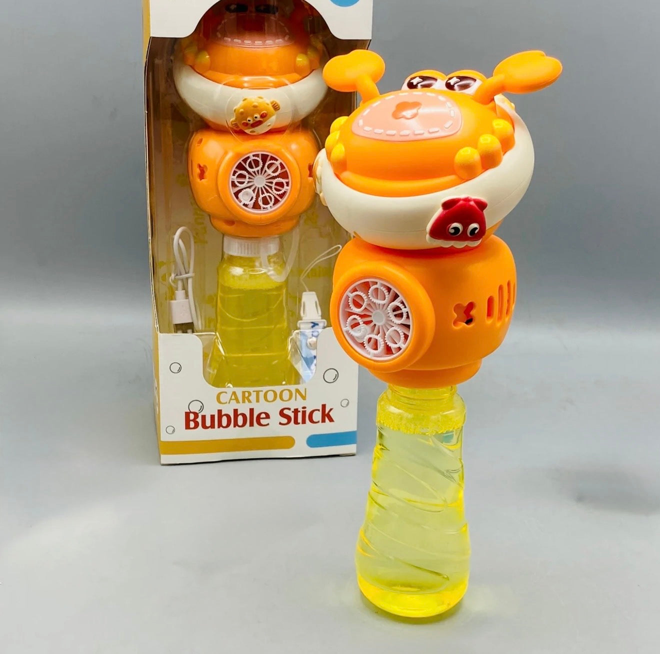 Magic Crab Bubble Maker – Colorful LED Bubbles for Kids