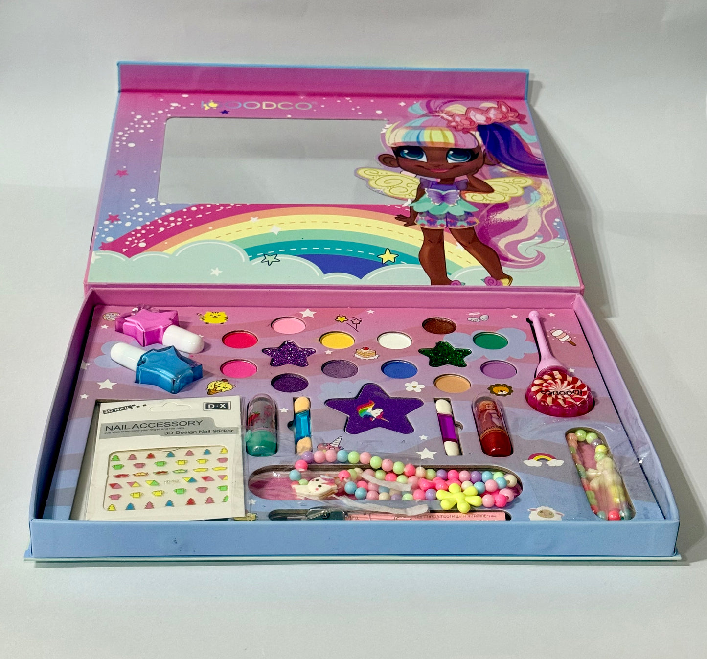 29-in-1 Kids Makeup Kit with Mirror – Fun & Creative Beauty Set for Girls