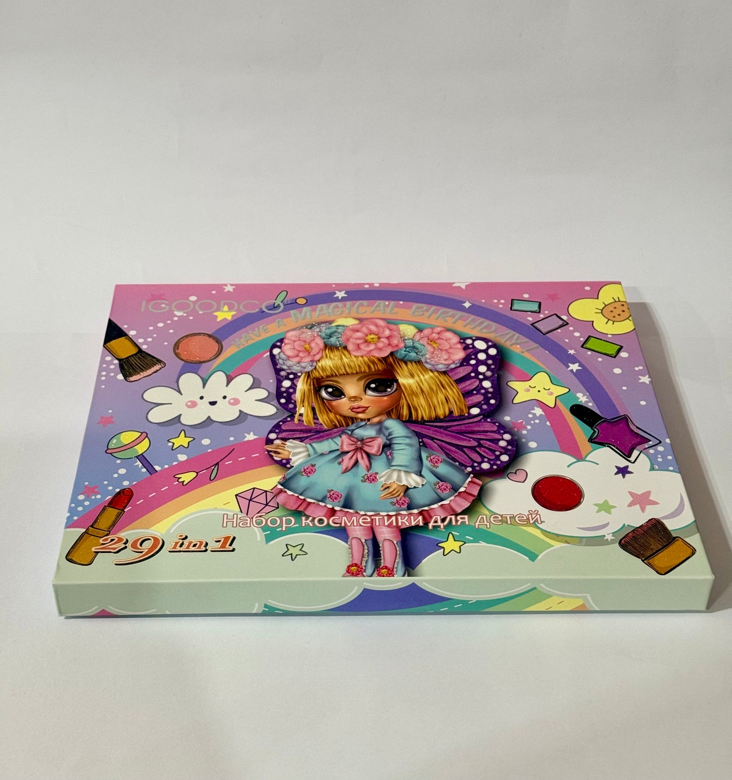 29-in-1 Kids Makeup Kit with Mirror – Fun & Creative Beauty Set for Girls