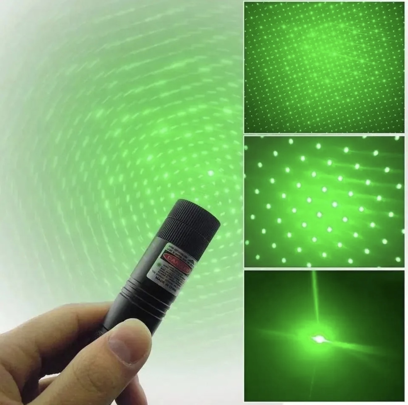 Rechargeable Green Laser Pointer Light – Long-Range High-Visibility Laser for Presentations & Outdoor Use