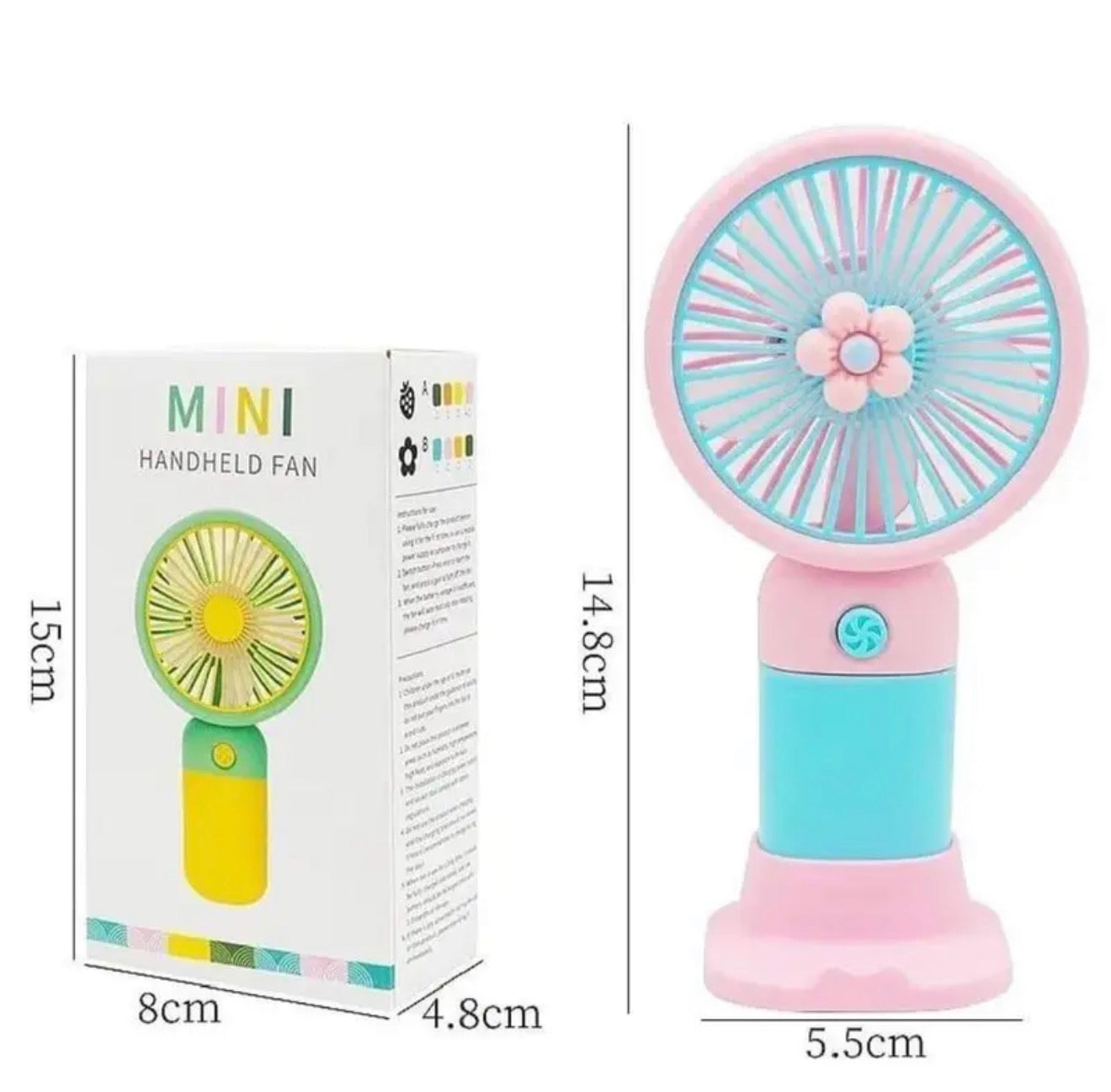 Flower Handheld Portable Small Fan