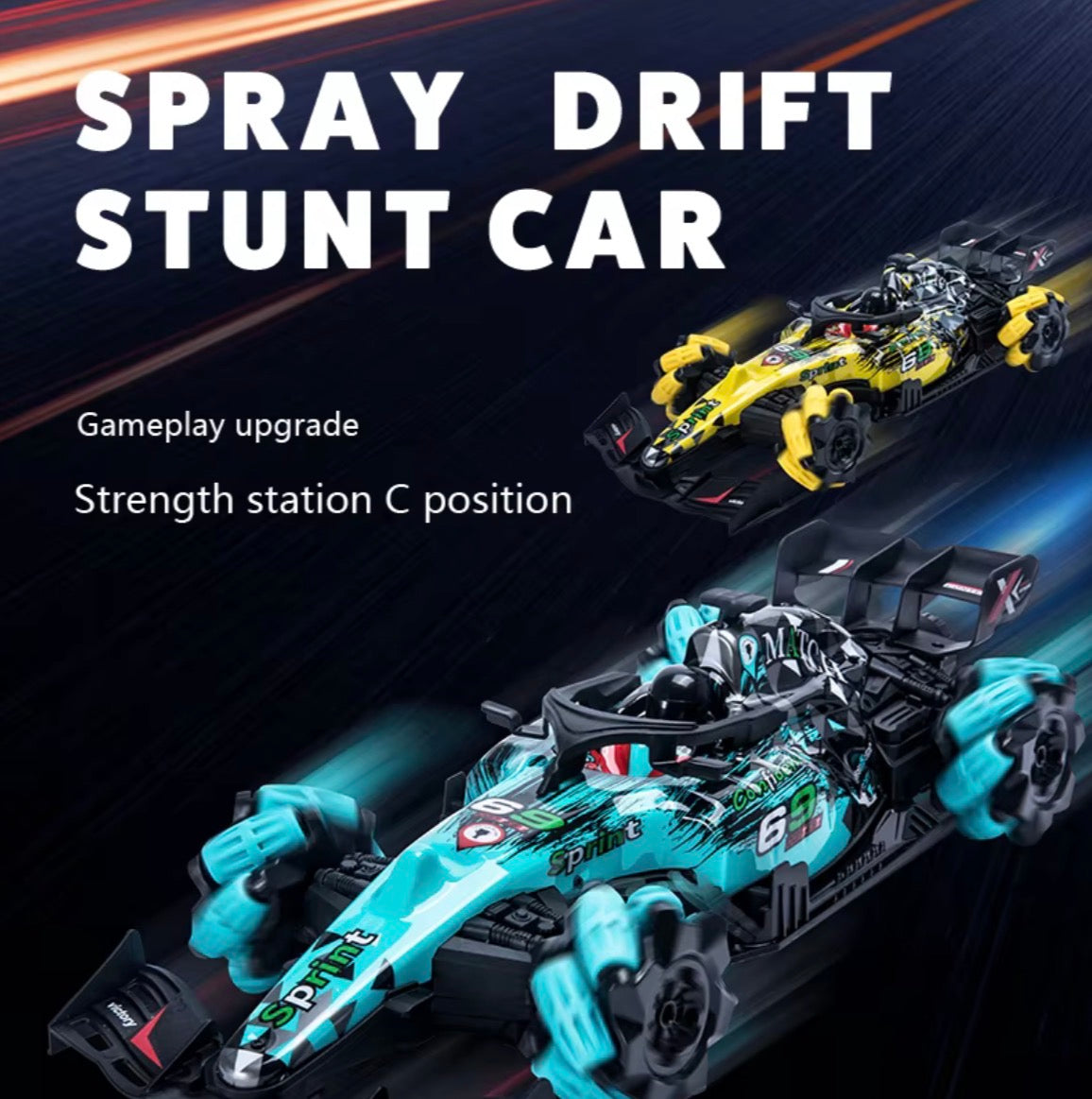 2.4GHz 4WD Drift Stunt RC Car | High-Speed Racing Action