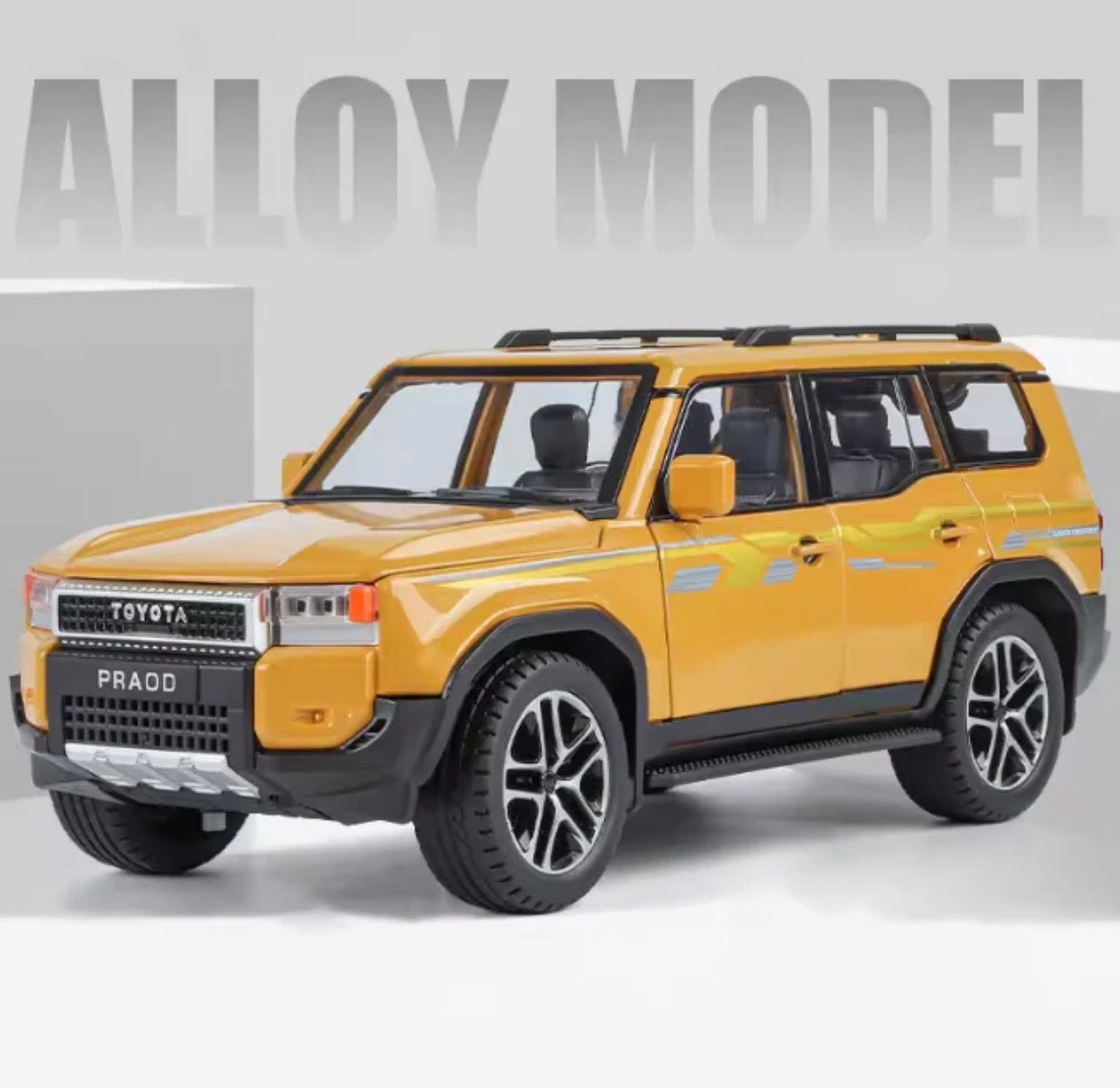 1:24 Diecast Toyota Land Cruiser Prado LC250 Model Car