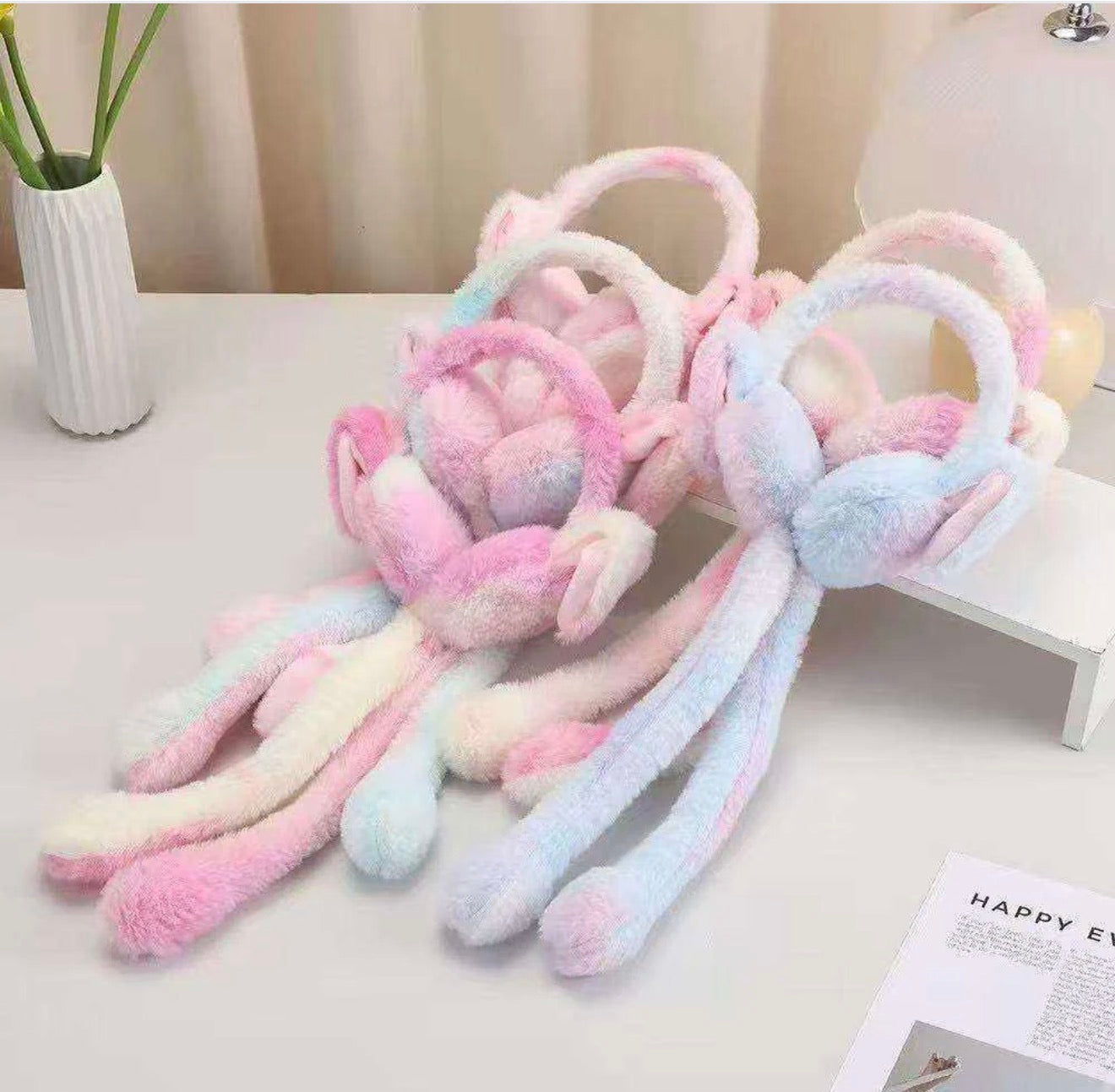 Fluffy Bunny Earmuffs for Kids – 1 Piece