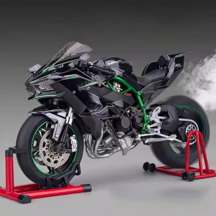 1:6 Diecast Kawasaki Ninja H2R Bootable Spray Bike