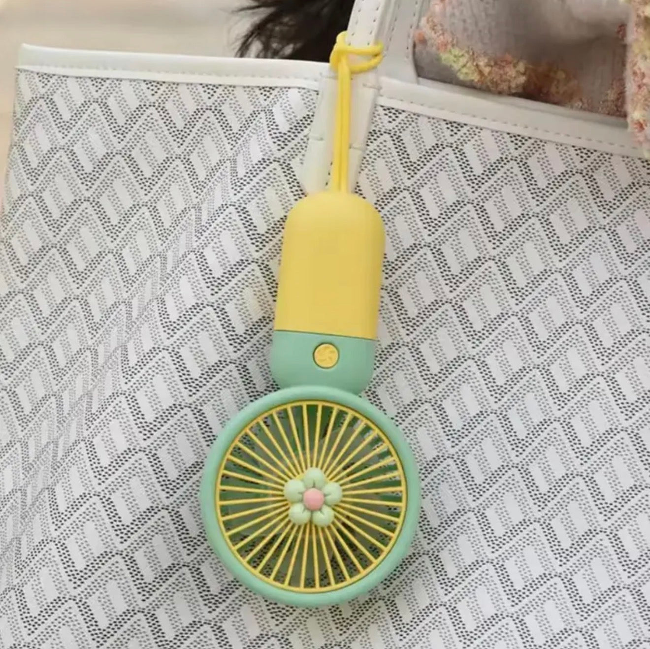 Flower Handheld Portable Small Fan