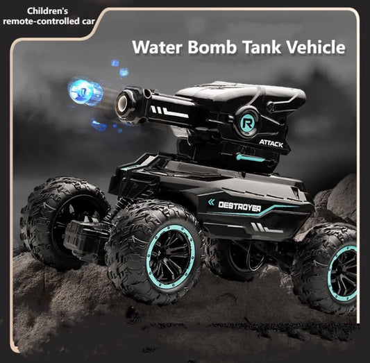 RC Bubble Ball Shooting Climbing Vehicle | 4-Function Remote Control Toy