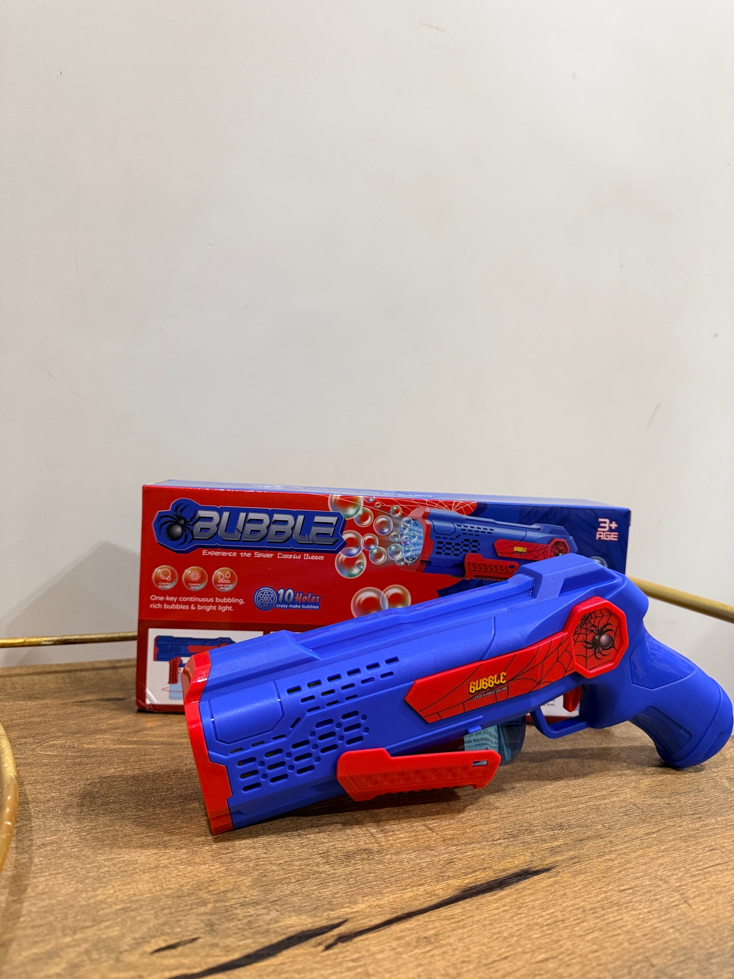 Spider Bubble Gun – 10-Hole High-Pressure Bubble Toy for Kids