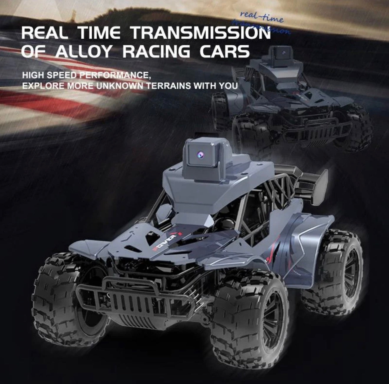 RC Rock Crawler with HD Camera | Remote Control Alloy Off-Road Vehicle
