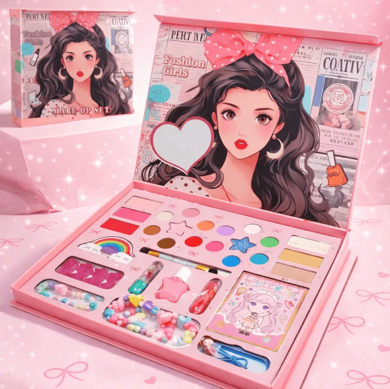 Ultimate Fashion & Beauty Play Studio | Makeup, Beads, Drawing & Styling Set for Kids