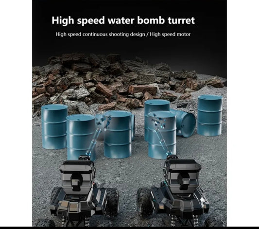 RC Bubble Ball Shooting Climbing Vehicle | 4-Function Remote Control Toy