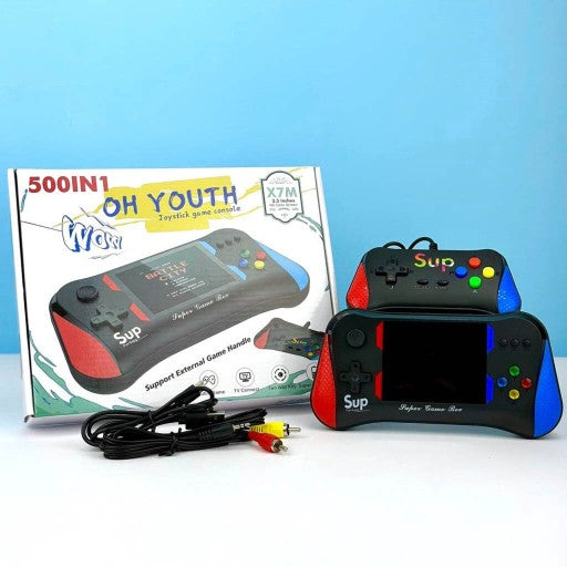 PORTABLE HANDHELD BRICK JOYSTICK CONSOLE GAME X7M