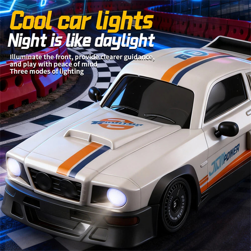 4WD Drift RC Car LED Light Remote Control High Speed