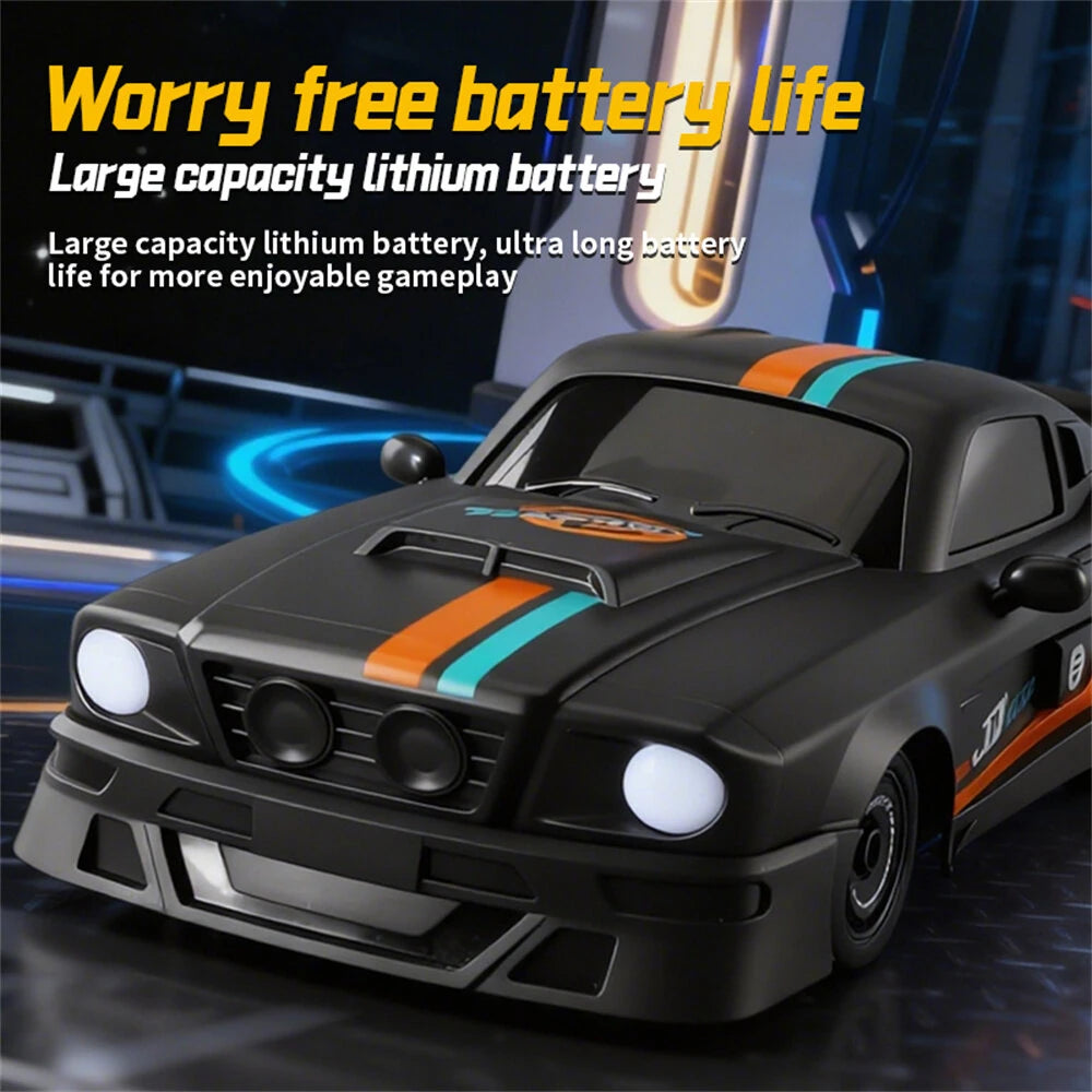 4WD Drift RC Car LED Light Remote Control High Speed