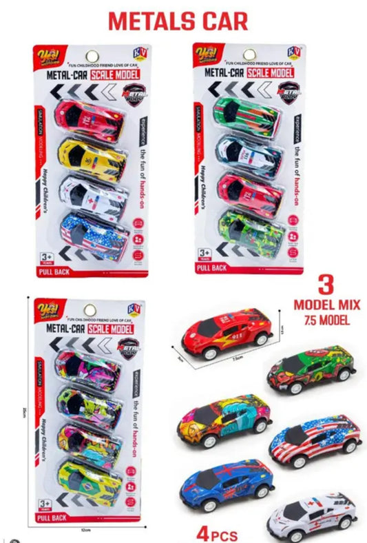 Mini Die-Cast Metal Cars – Collectible Toy Vehicles for Kids