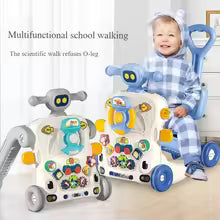 6-in-1 Multifunctional Educational Musical Baby Walke