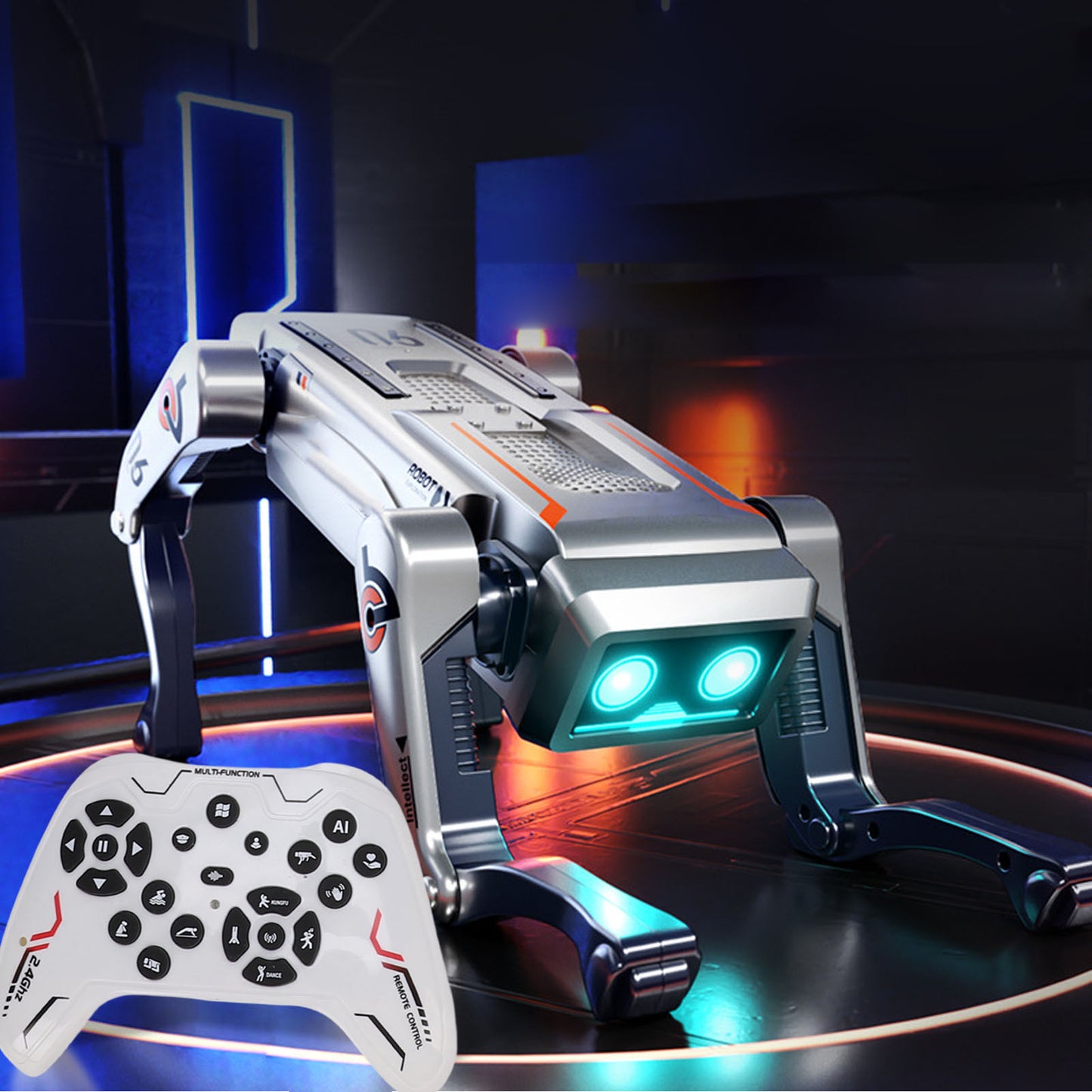 Programmable Quadruped Robot Voice Control