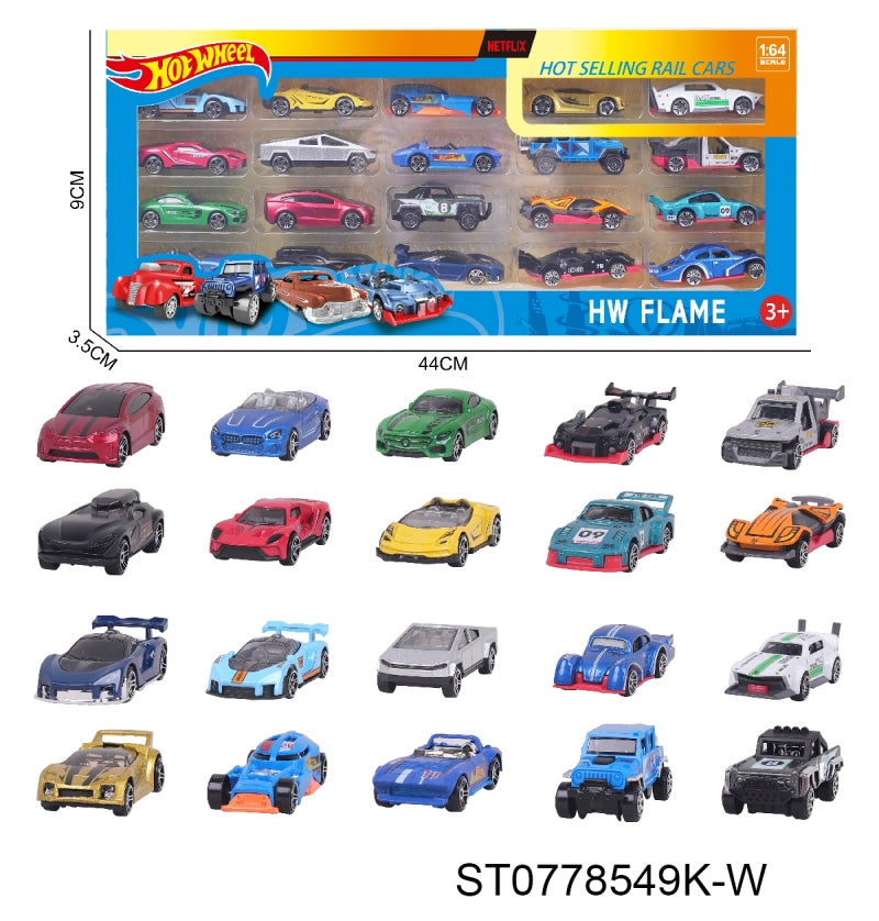 Hot Wheels Raplica Super Car set 20 Pcs
