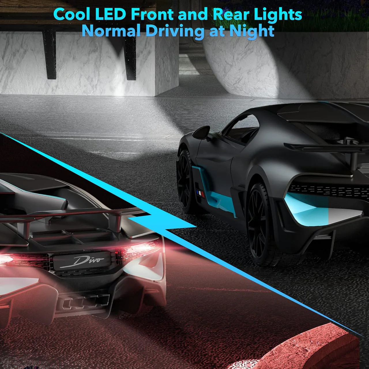 2.4GHz 1:12 RC Bugatti Divo Model