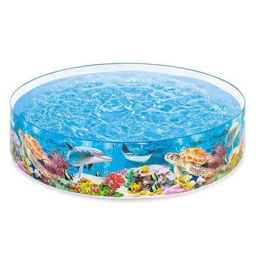 INTEX Ocean Play Snap Set Pool ( 6' x 1'3") 43/200 Description