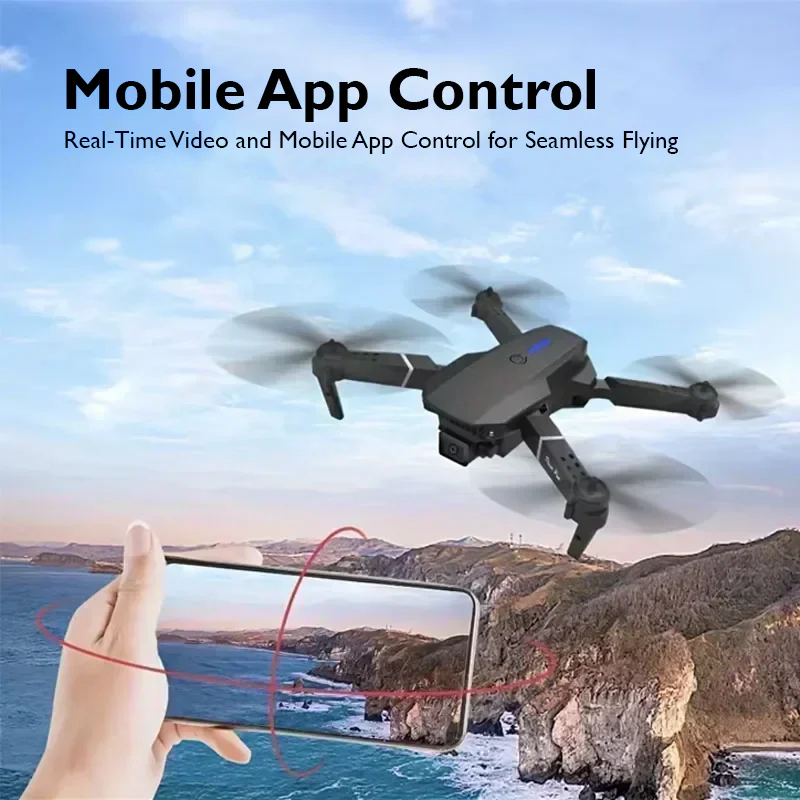 2.4GHz RC E88 Pro HD Camera Drone