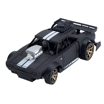 New Remote Control Car For Kids High Speed Race Drift Rc Cars Toy With Cool Led Spray, Kids Outdoor Toys For 4 Boys Girls Birthday Gifts Black