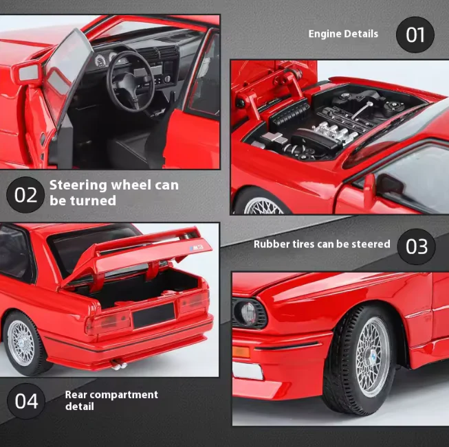 1:24 Diecast BMW M3 Model Car