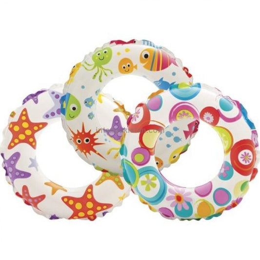 INTEX Lively Rrint Swim Ring ( 20" )