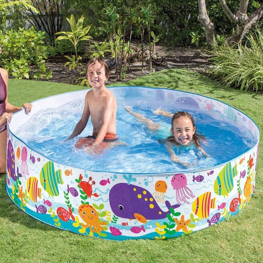 INTEX Ocean Play Snap Set Pool ( 6' x 1'3") 43/200 Description