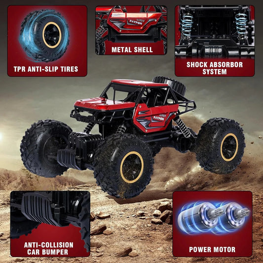 4WD High-Speed Remote Control Monster Truck | 2.4GHz Off-Road Racing Vehicle