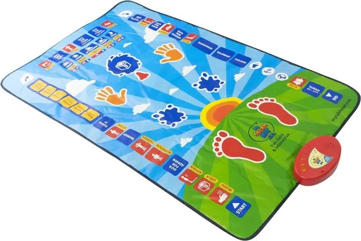 Imported Salah Mat For Kids - Educational Interactive Prayer Mat