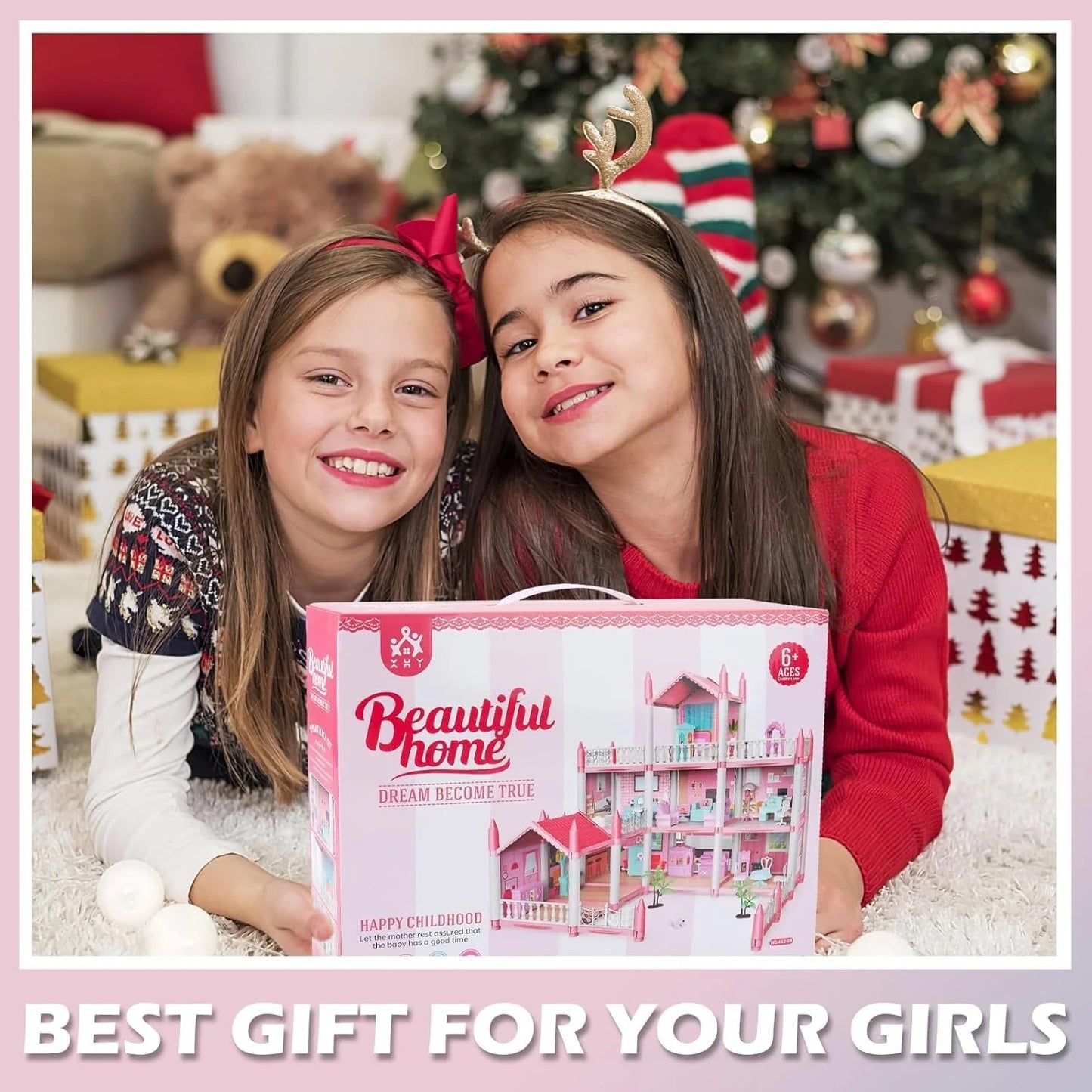 192Pcs DIY Dream Villa Luxury Doll House